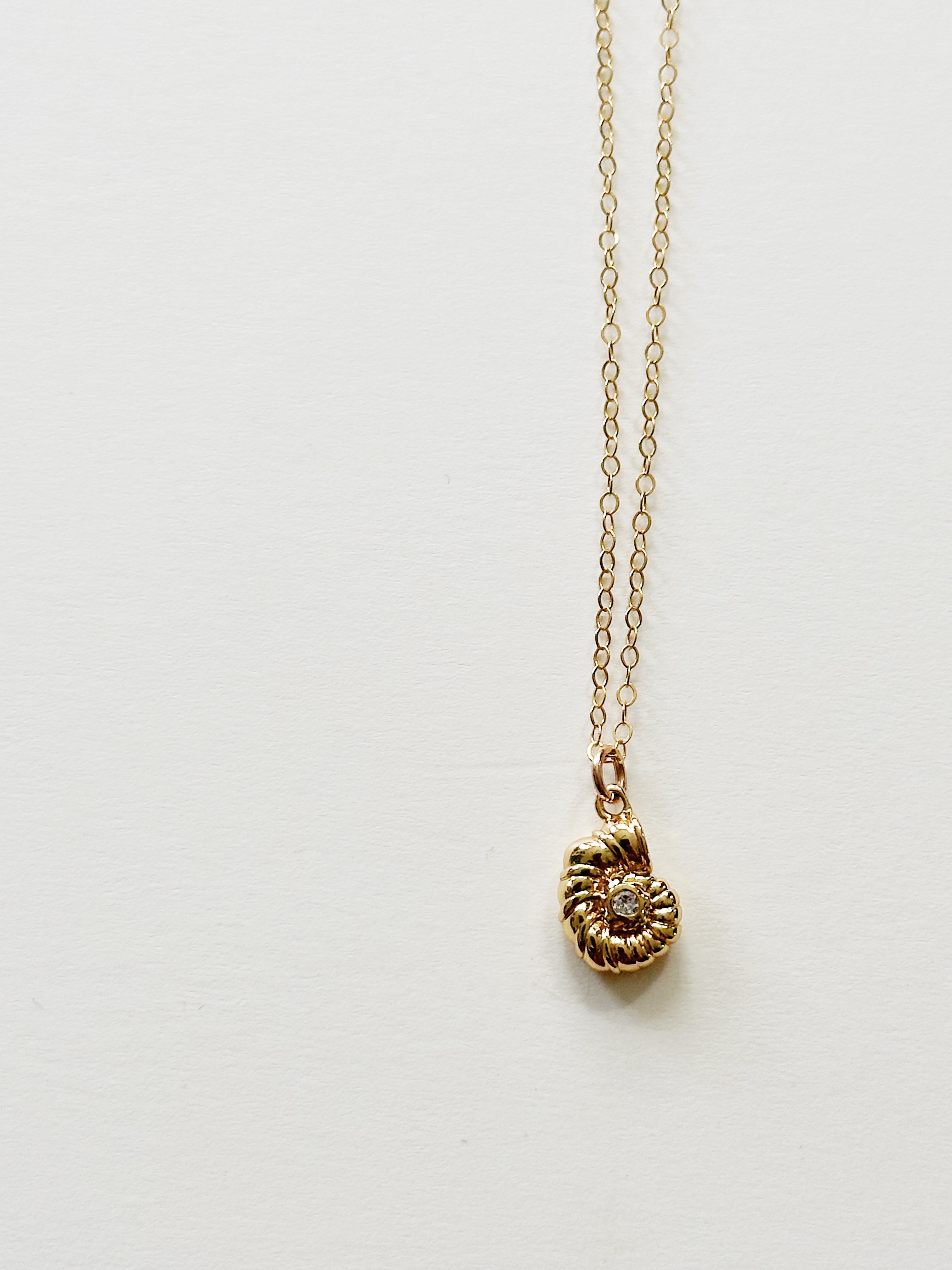 Nautilus Spiral Shell Necklace