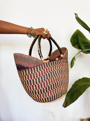 Woven African Market Tote // Multicolor #4