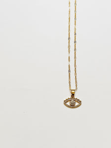 Crystal Eye of Protection Necklace
