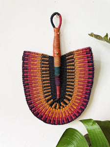 Savanna Wicker Fan // Multicolor #3