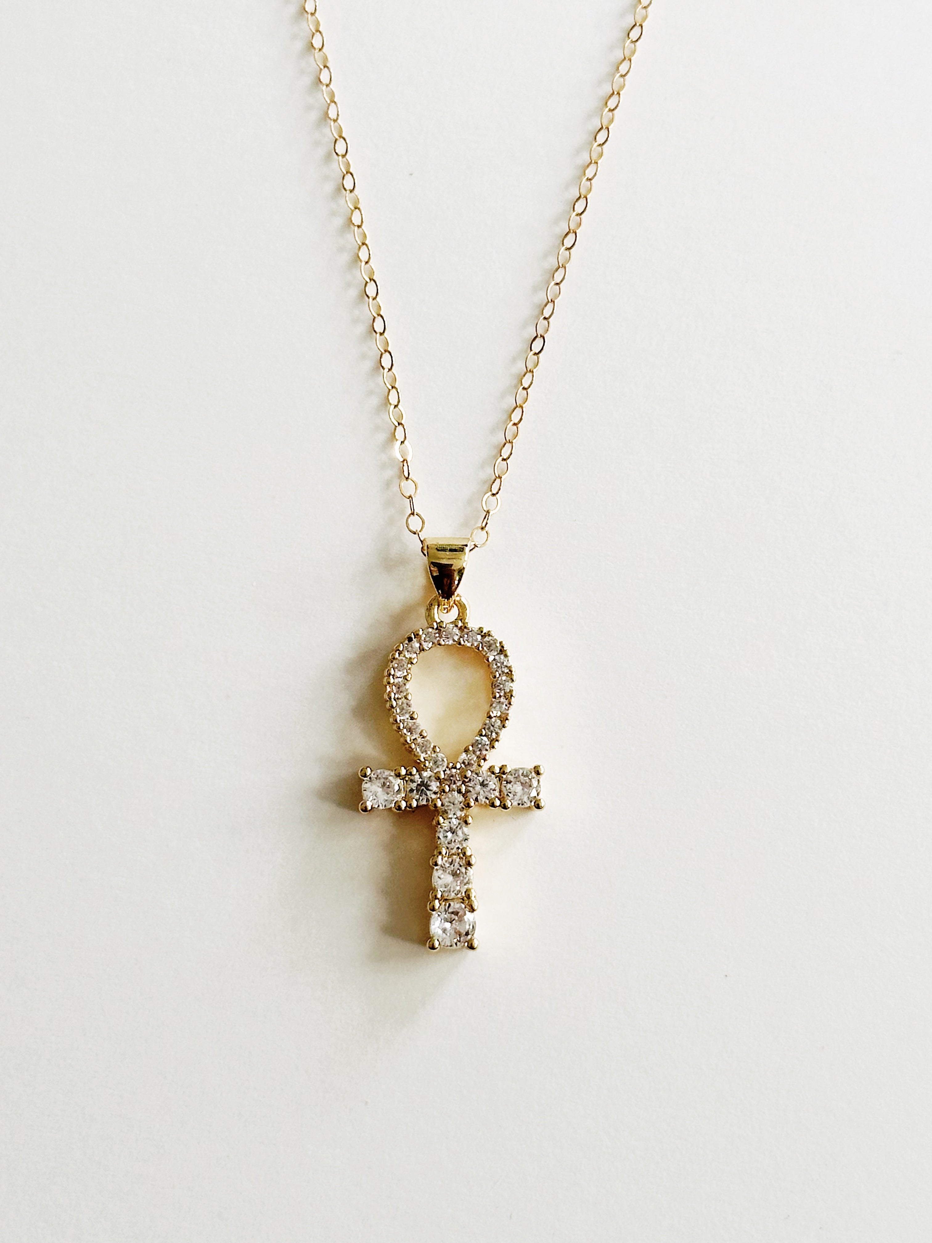 Crystal Key of Life Necklace