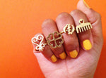 Adinkra African Symbol Rings