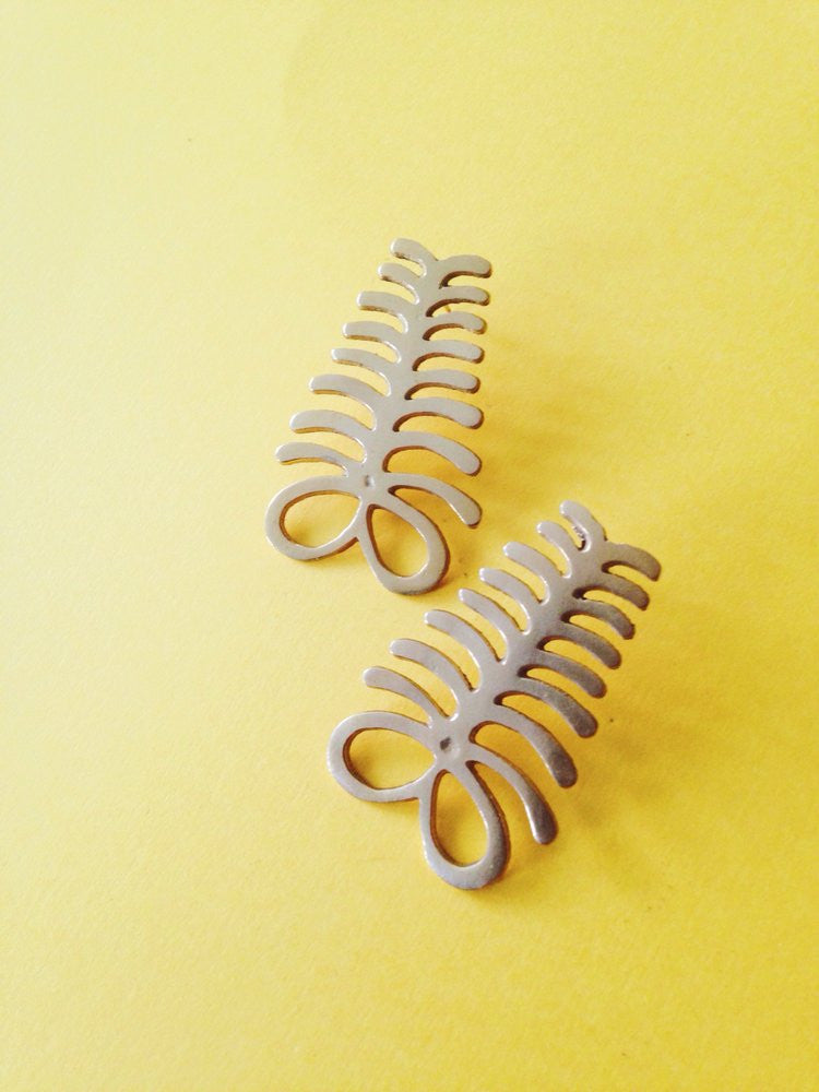 Aya Adinkra African Symbol Studs