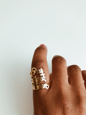 Pay Black Women Ring
