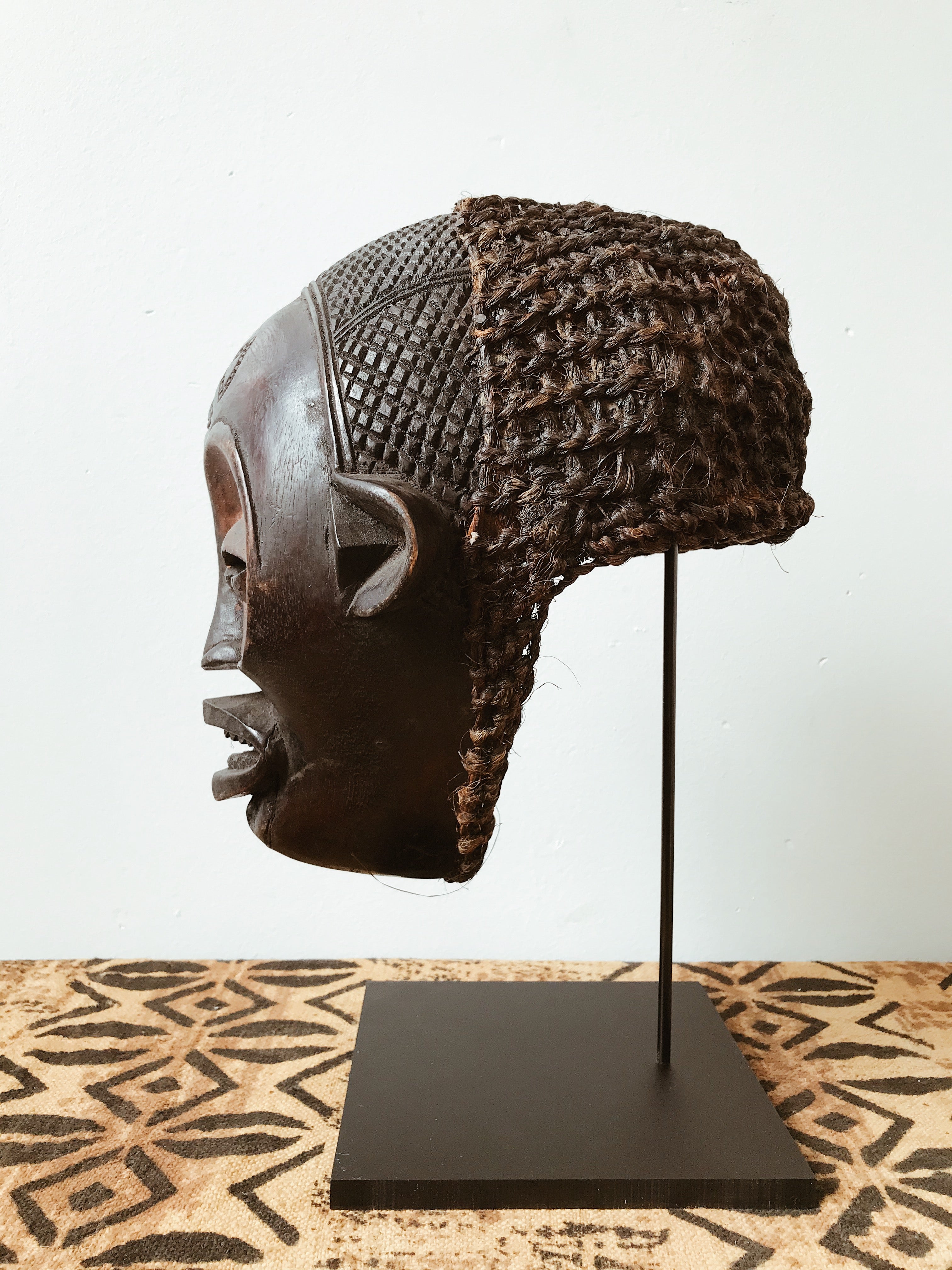 Vintage Mwana Pwo (Chokwe) African Mask