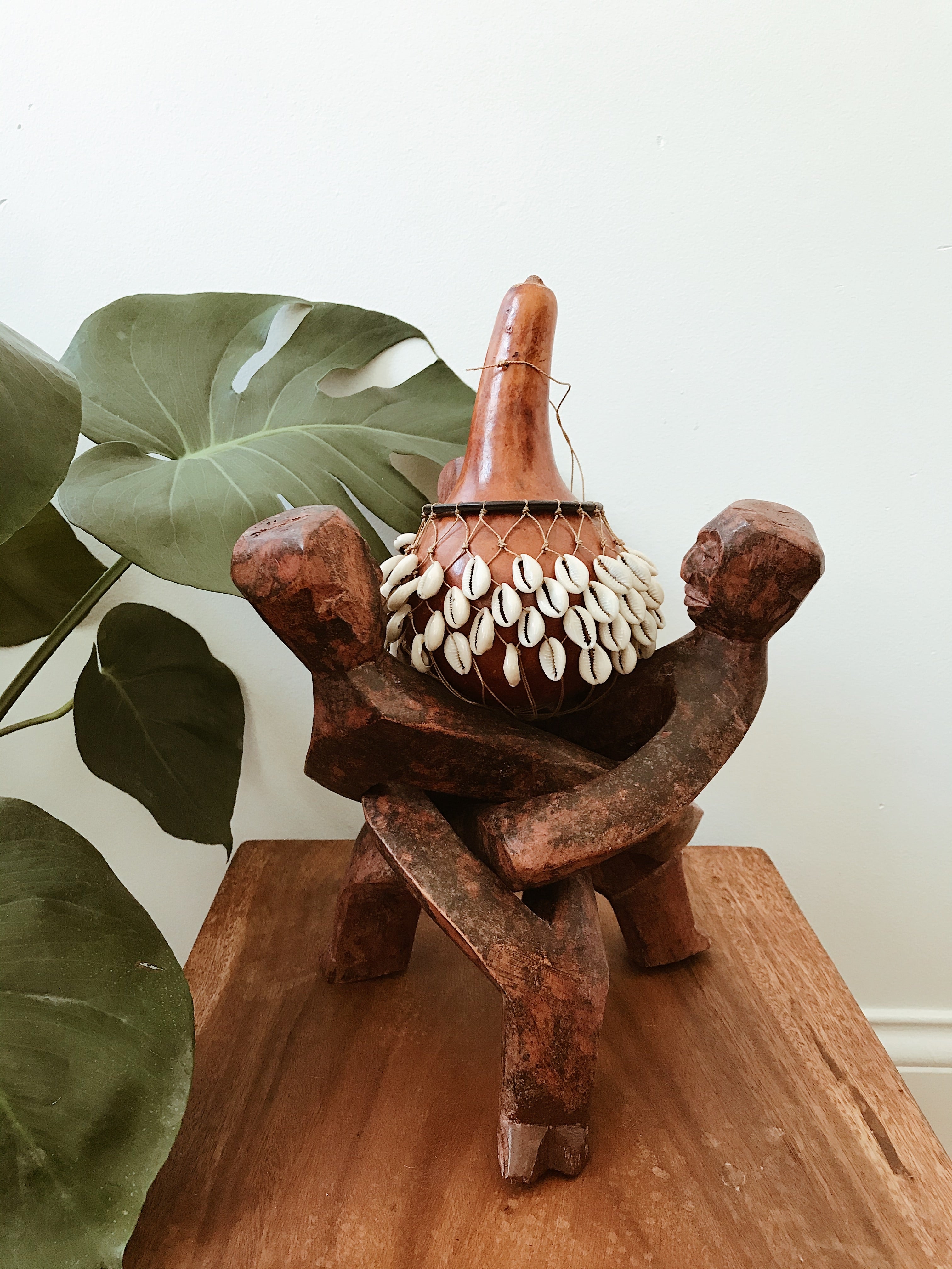 Shekere Cowrie Shell Rattle