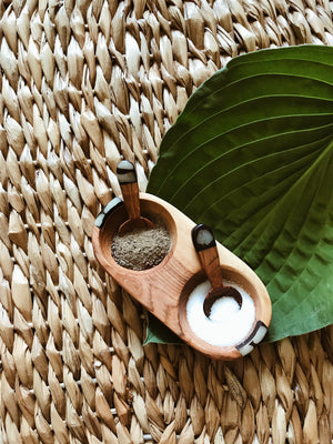 Batik Spice Bowl & Spoons