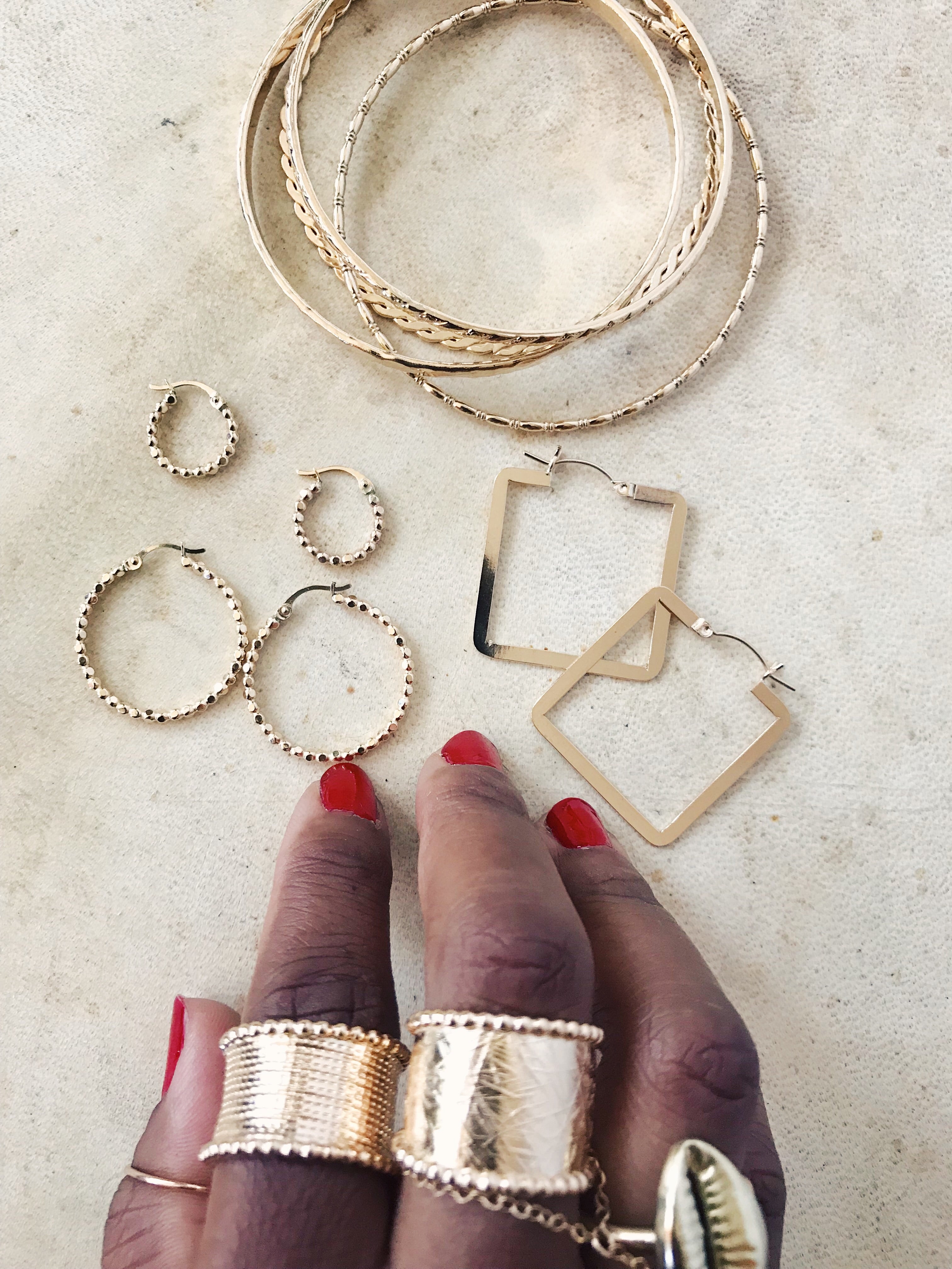 Gold Filled Pattern Bangles