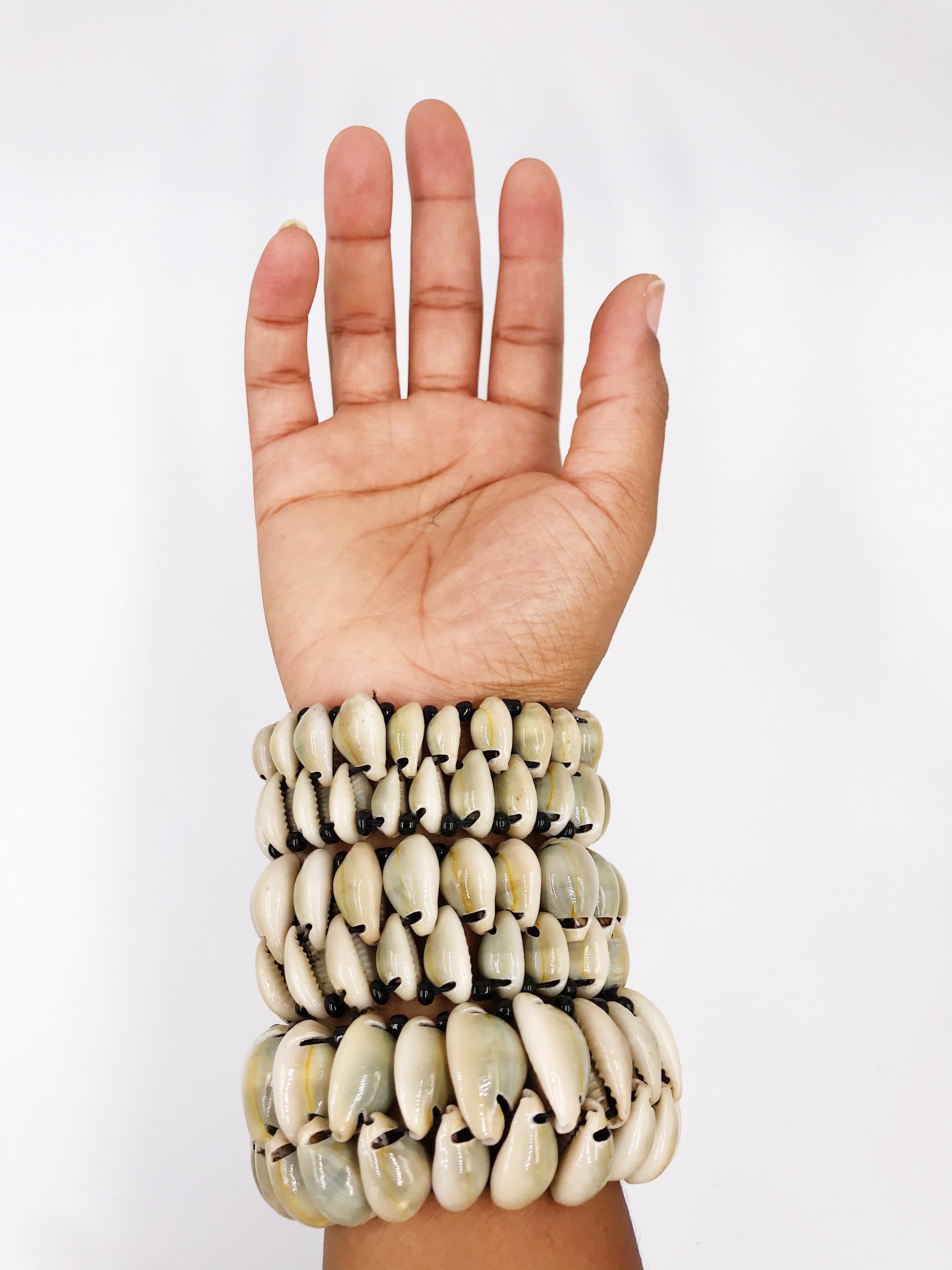 Nubian Double Cowrie Bracelet