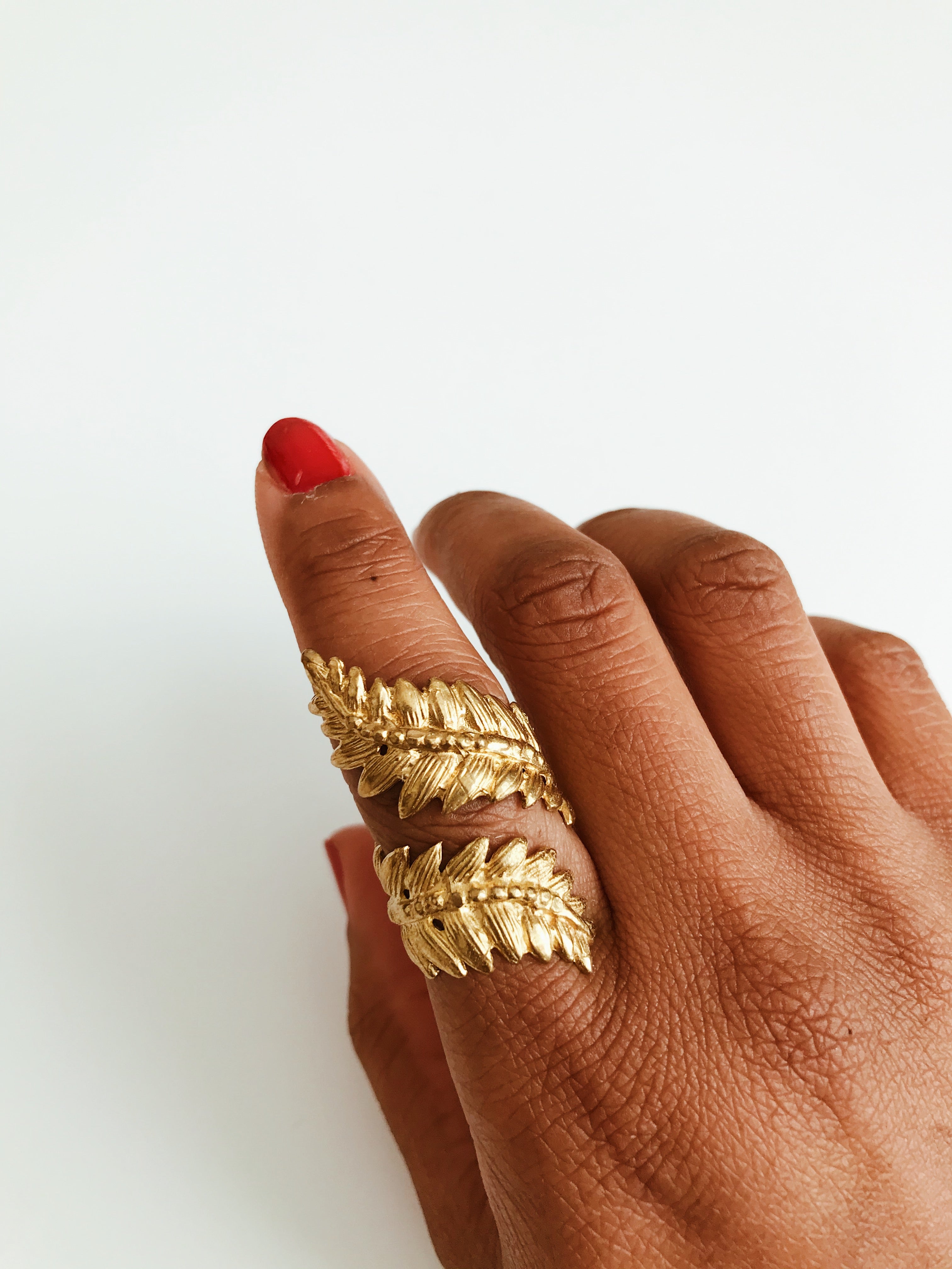 Lady Fern Wrap Ring