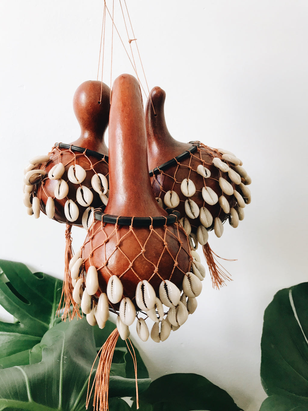 Shekere Cowrie Shell Rattle