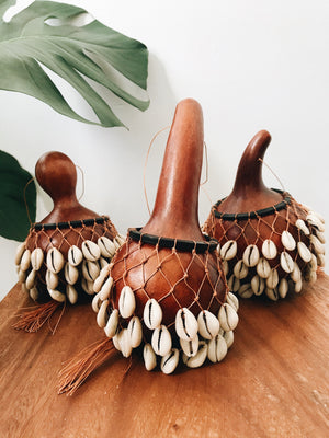 Shekere Cowrie Shell Rattle