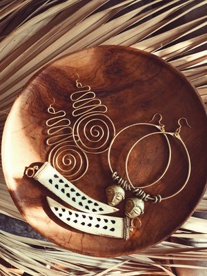 Alaafia Spiral Earrings