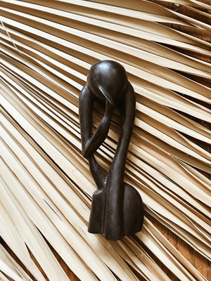 African Thinker Statue