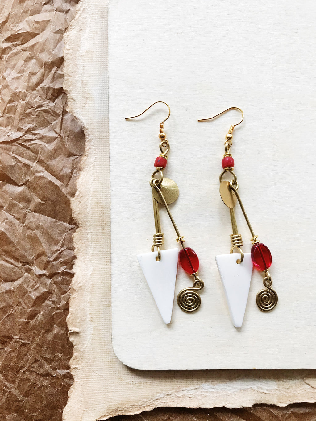 Candy Red Pomme Earrings