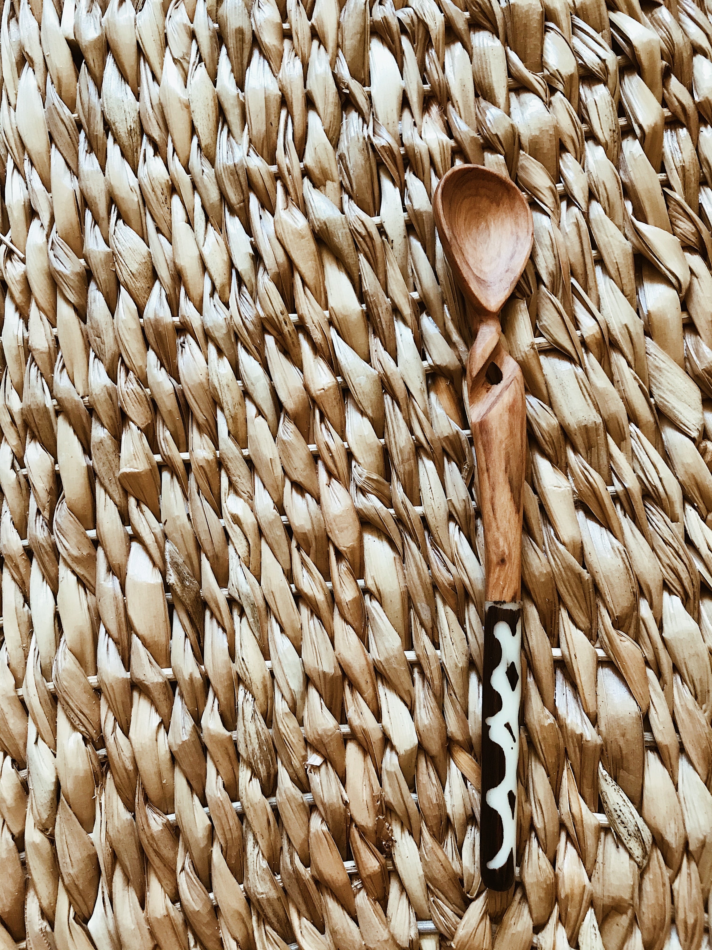 Twisted Batik Sugar Spoons