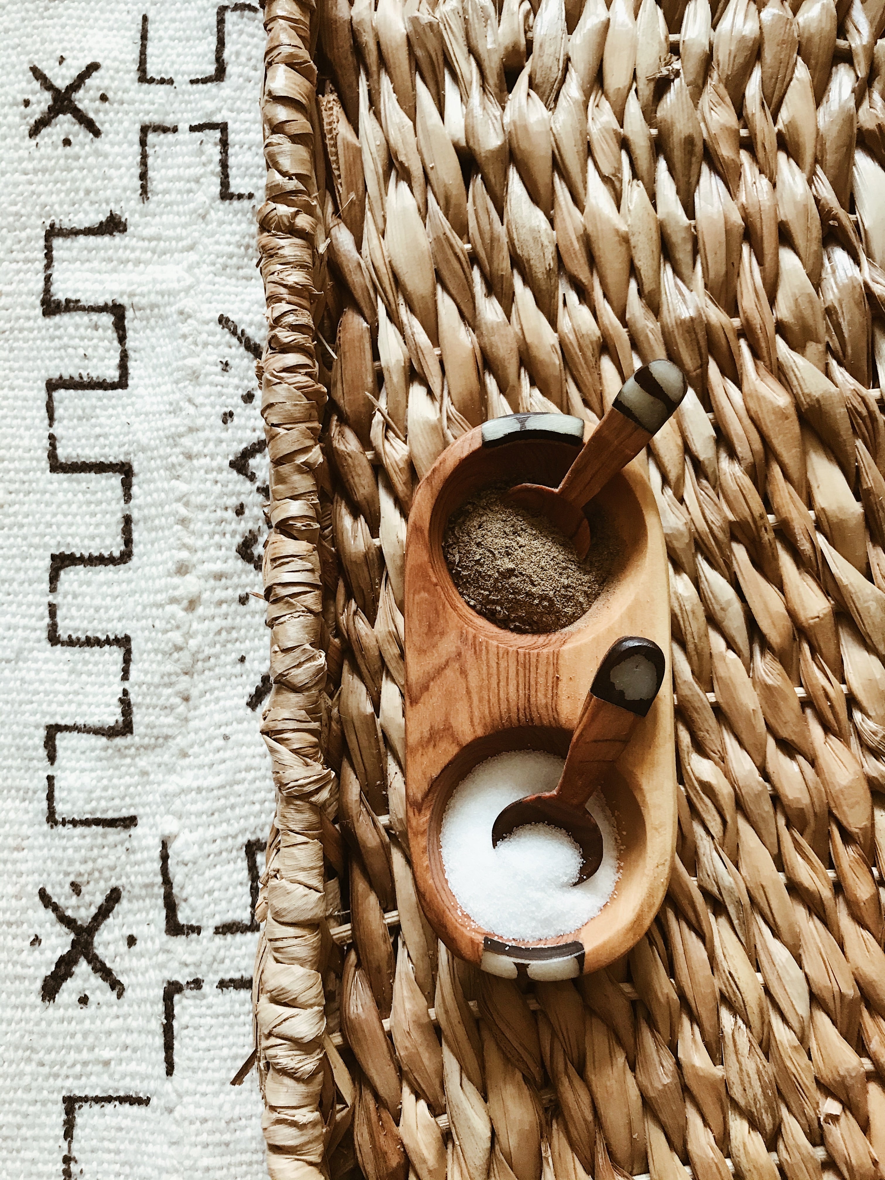 Batik Spice Bowl & Spoons