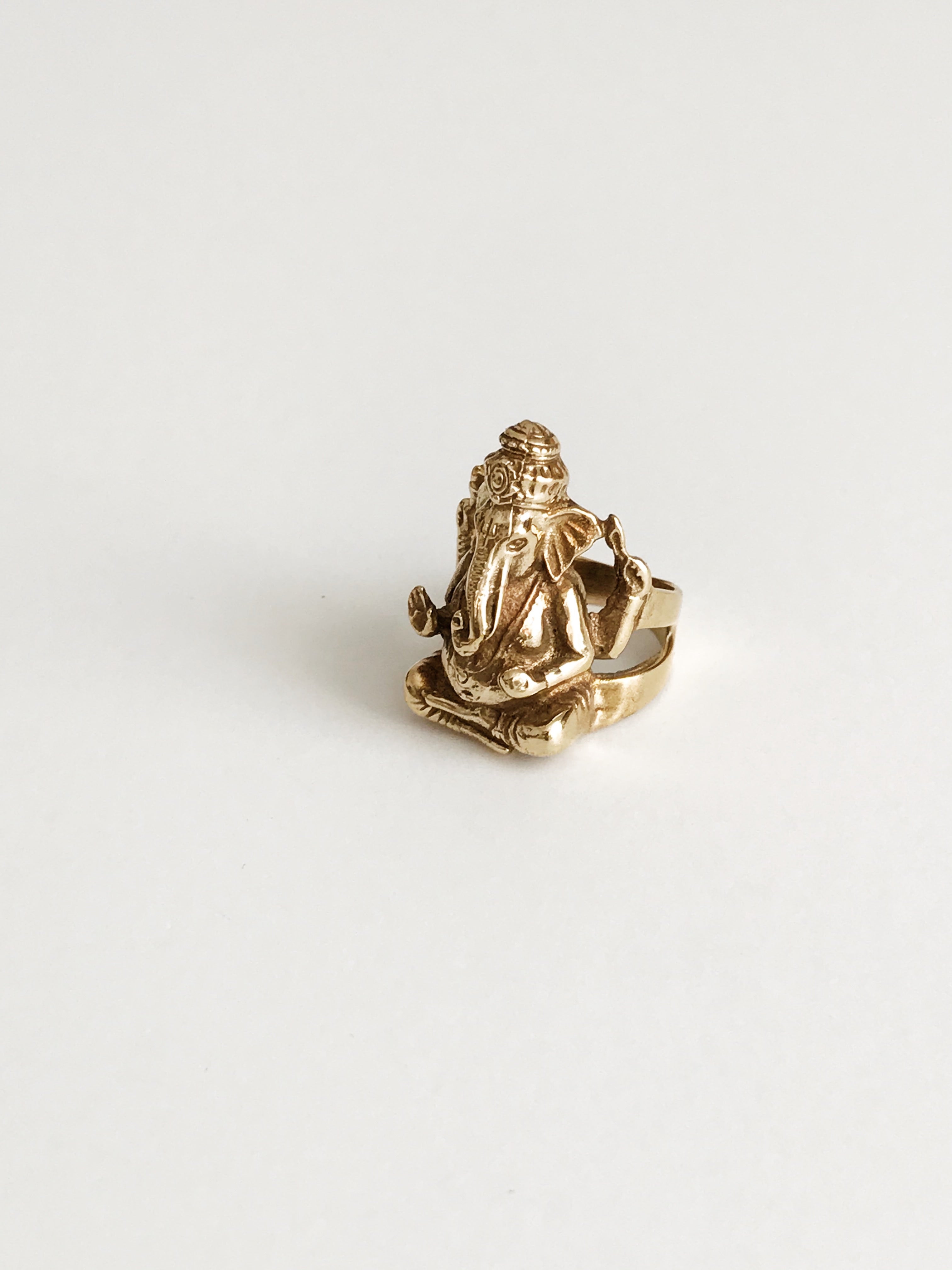 Ganesha Statue Ring