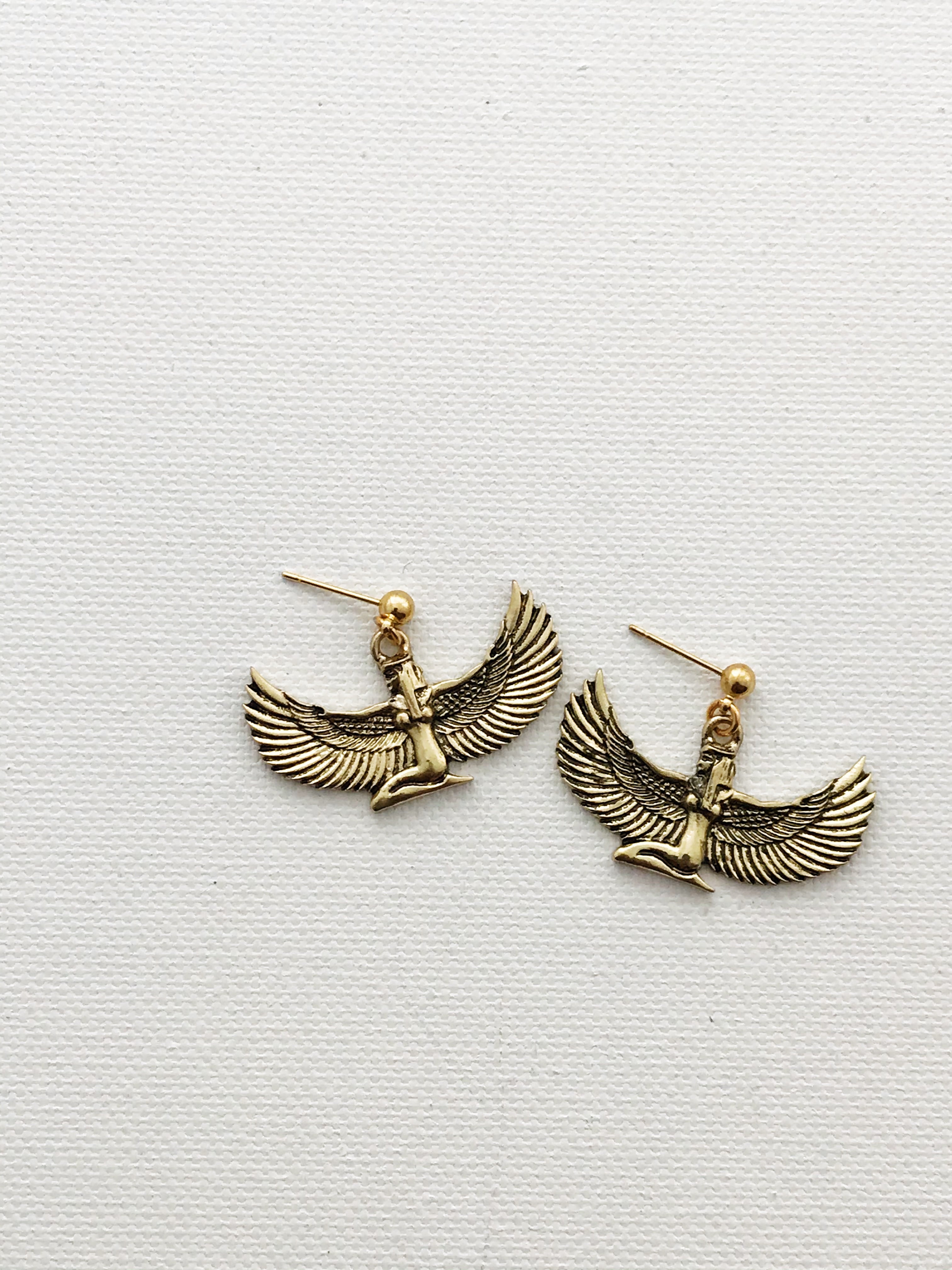 Isis Goddess Studs