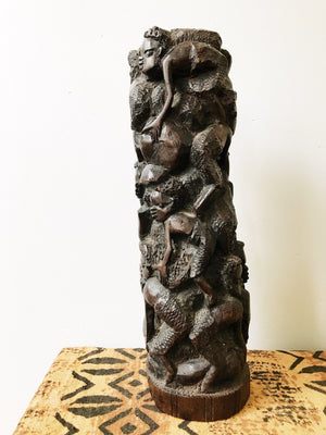 Large Ujamaa Family Tree Statue