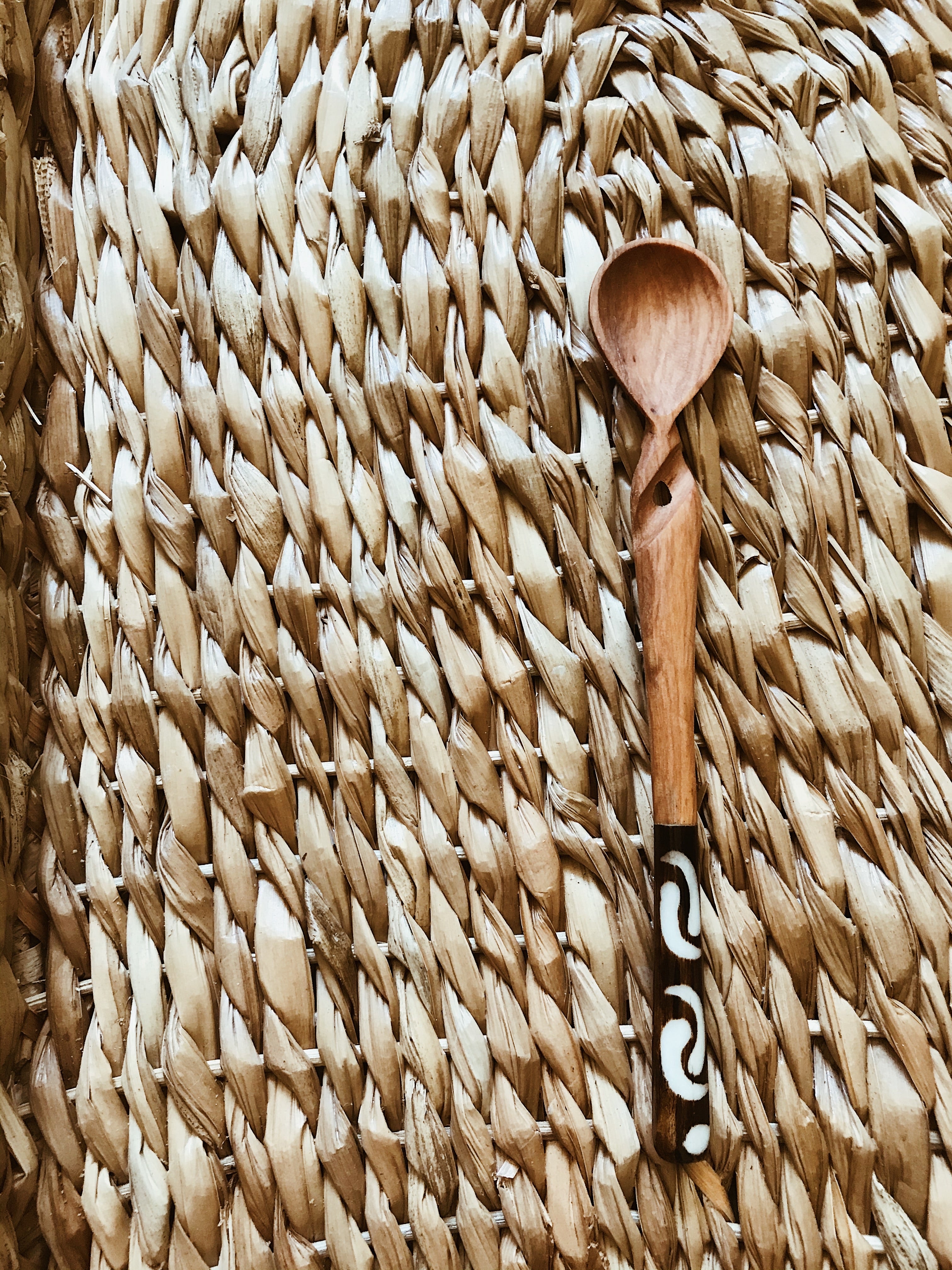 Twisted Batik Sugar Spoons