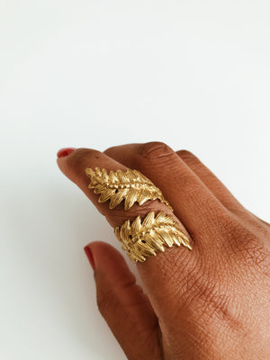 Lady Fern Wrap Ring