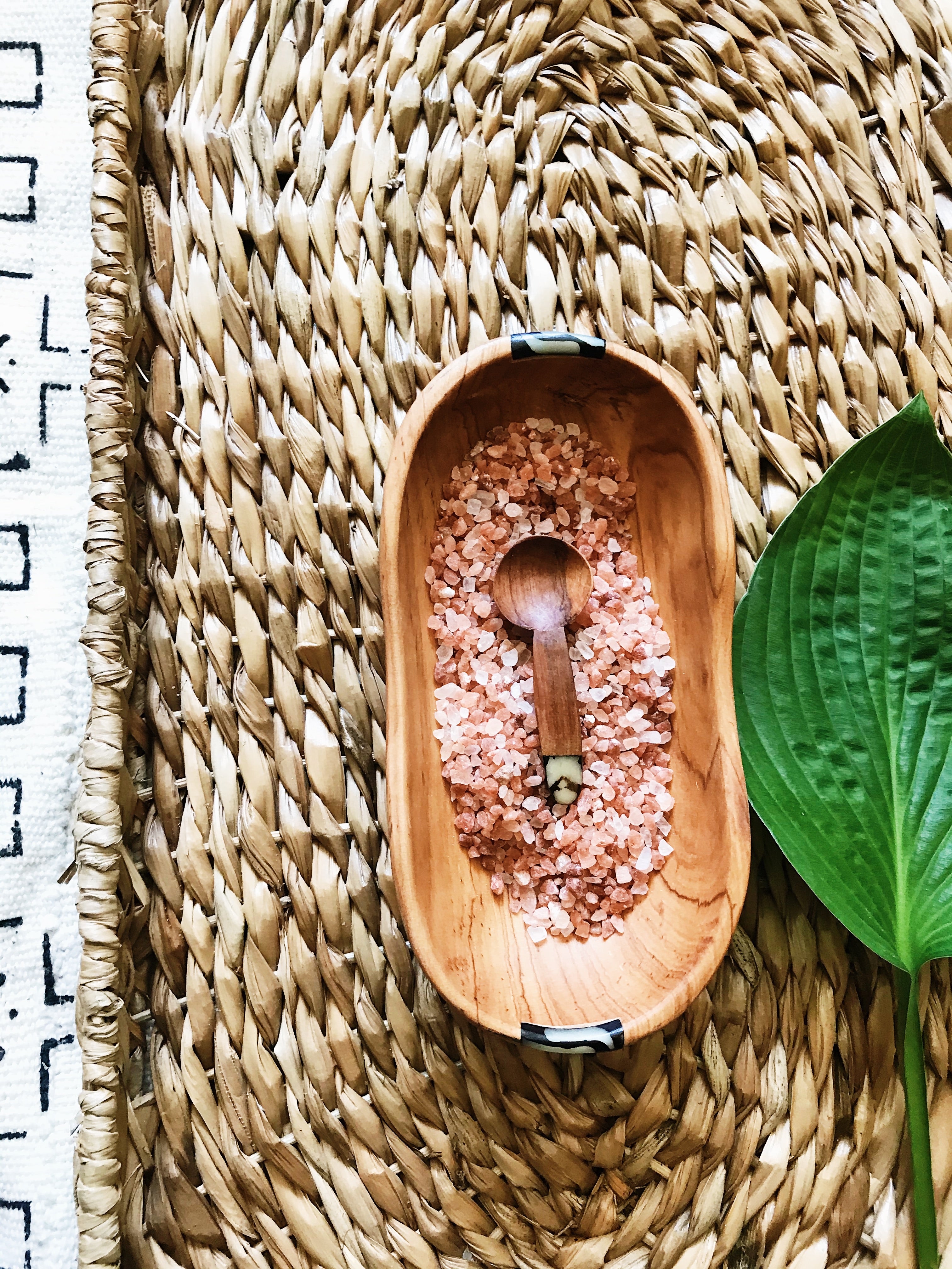 Batik Olive Wood Spice Spoons