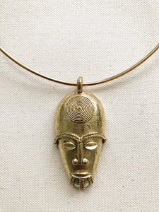 Akan African Mask Choker // Select Style