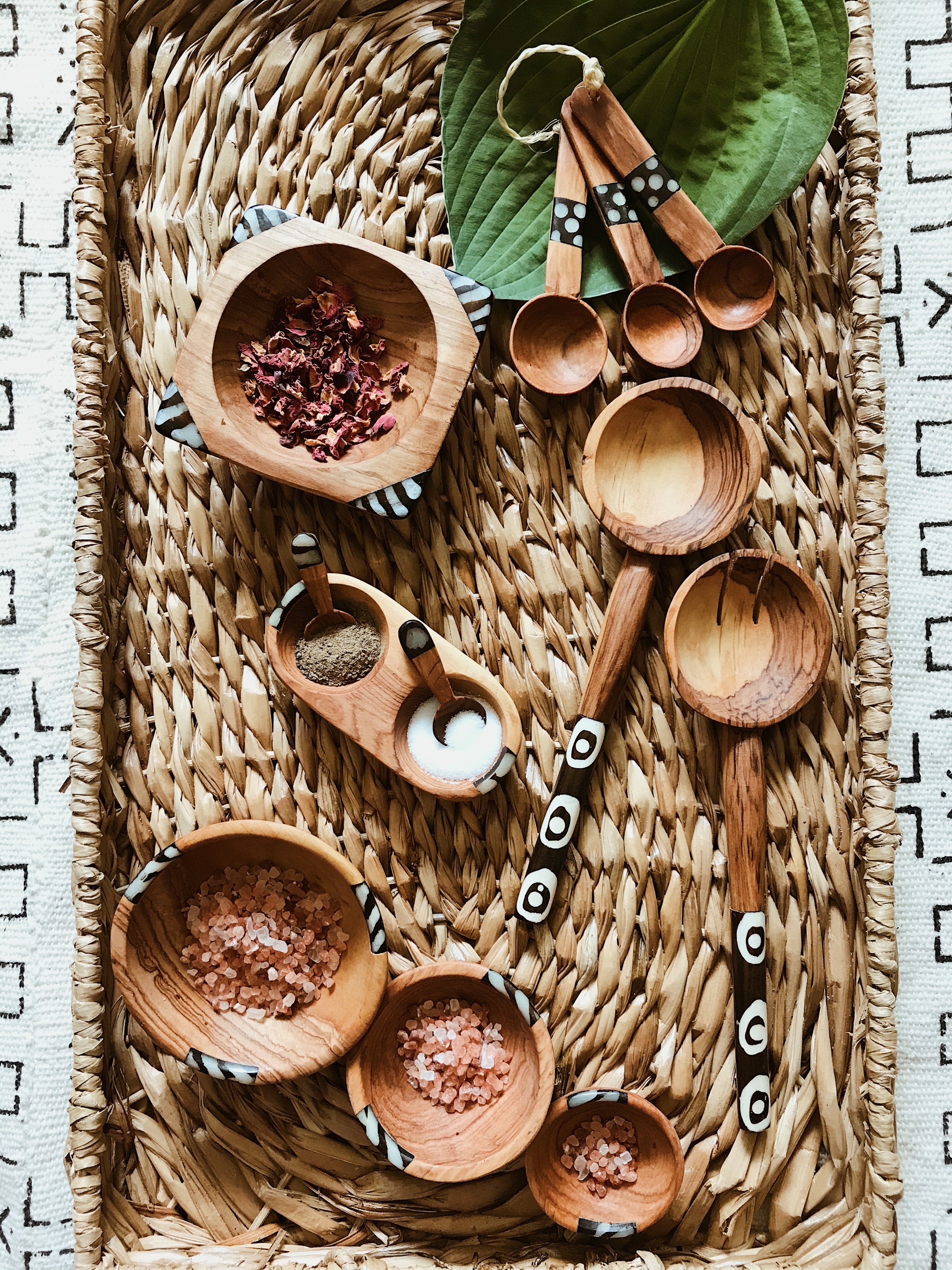 Small Batik Spice Bowls