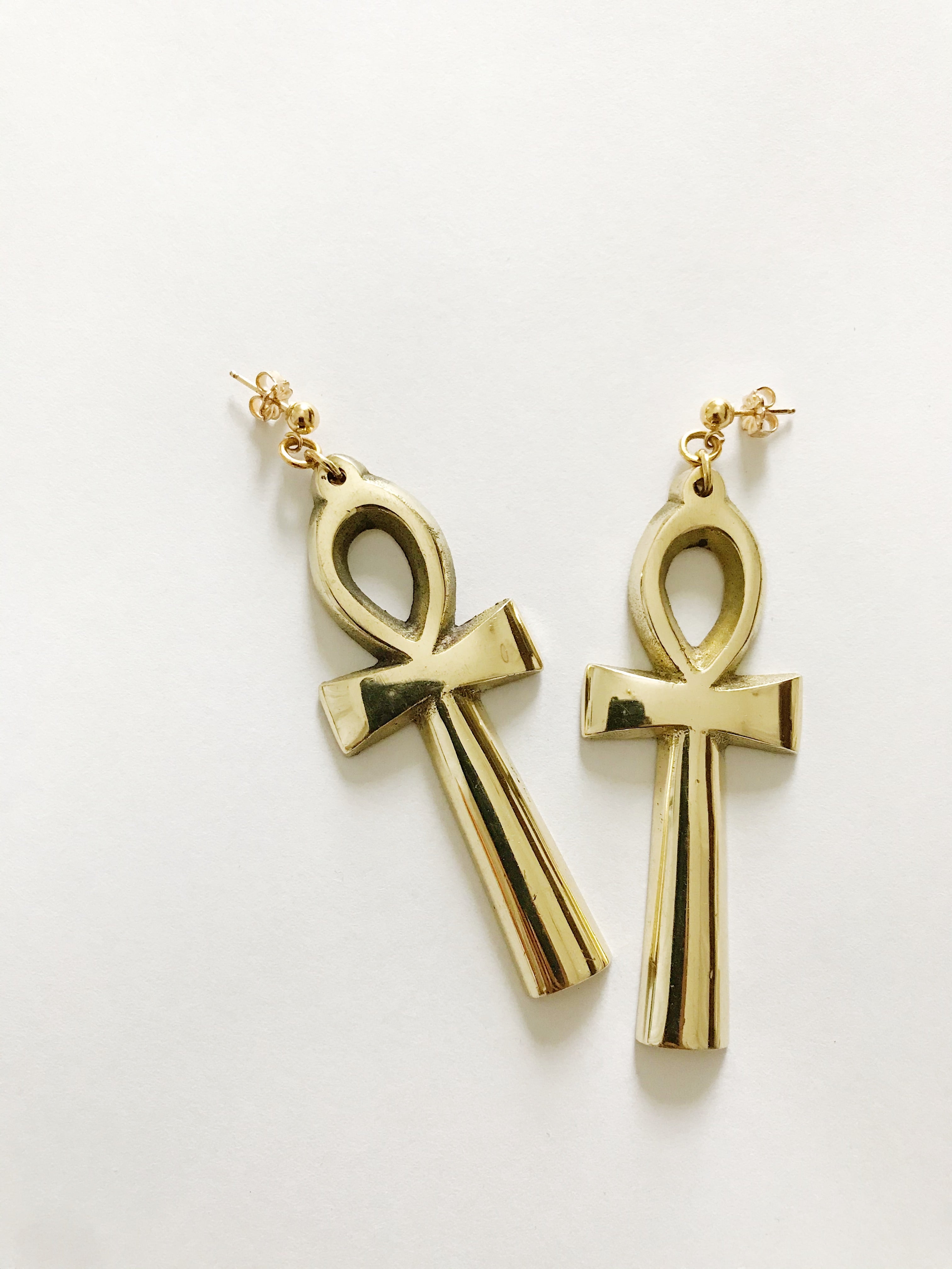 Ankh Life Studs