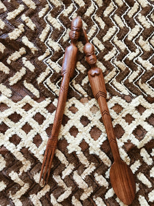 The Ancestors Wooden Fork & Spoon Set