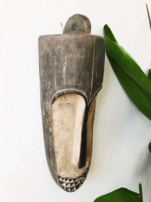 Long Gabonese Fang Mask// Pattern