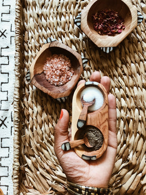 Batik Spice Bowl & Spoons